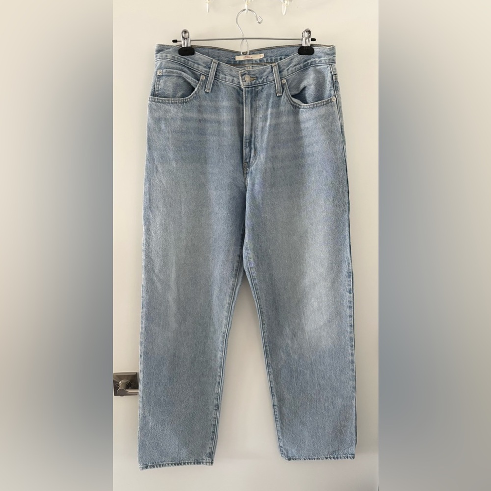 Levi's Light Wash Blue Boyfriend Jeans